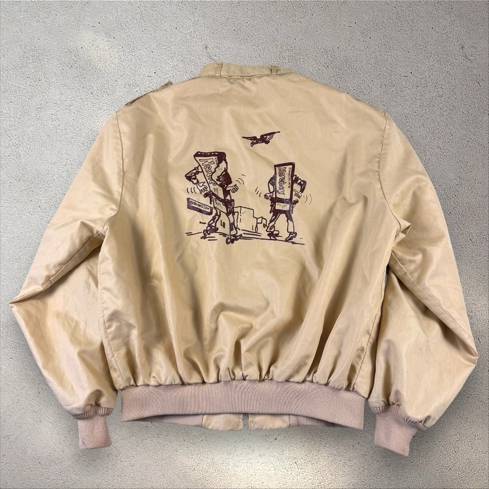 VTG King Louie Nestle‎ Chocolate City Jacket Large Staff Hershey Burlington WI